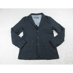 Eddie Bauer‎ Blazer Mens 44 Blue Buttons Travex Jacket Coat Lightweight Casual